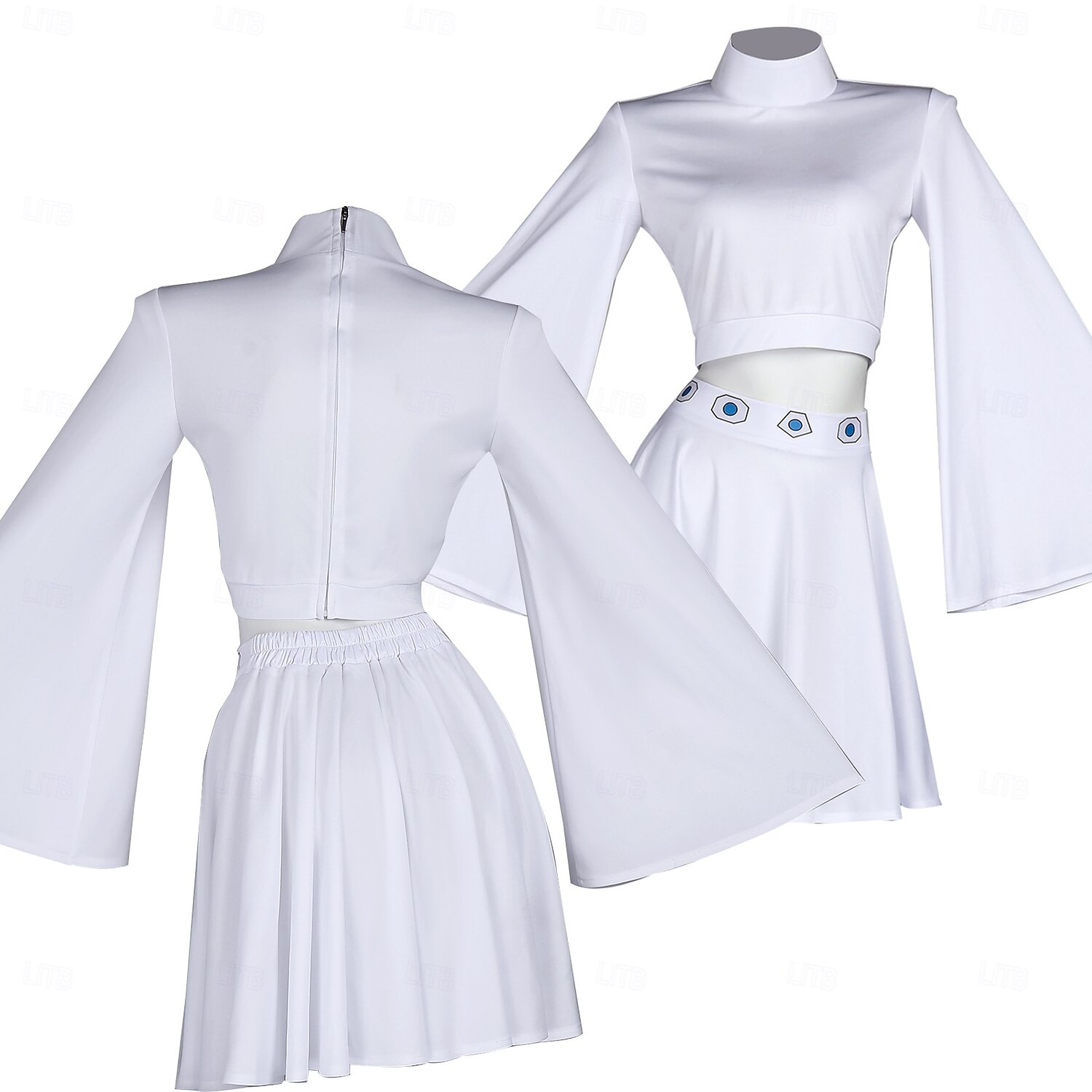 Hvězdné války Princezna Leia Organa z Alderaanu Cosplay kostým Úbory Cosplay kostým Filmové kostýmy for Dámské Dospělé Karneval Večírek loučení se svobodou nevěsty 2025 - $60.99 –P1