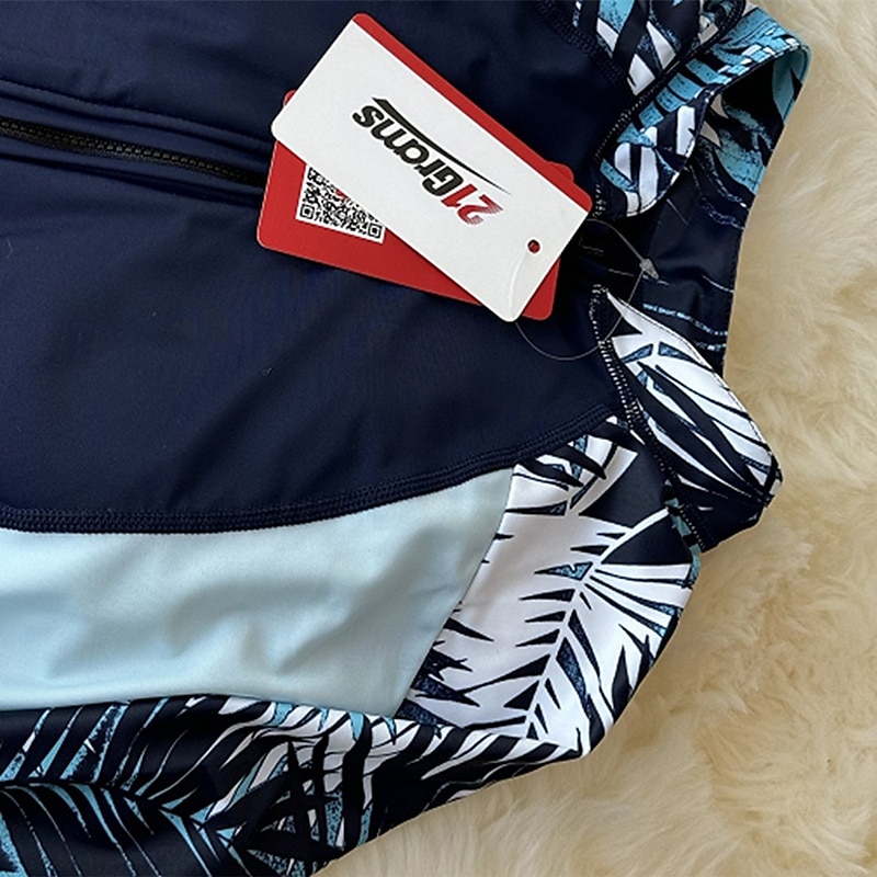 21Grams Naisten Rashguard-uimapuku UV-aurinkosuojaus UPF50+ Kevyt Pitkähihainen Kokopuku Uimapuku Etuvetoketju Boyleg-alushousut Uinti Lainelautailu Hiekkaranta Vesiurheilu Kesä Kevät Syksy 2025 - $27.99 –P16