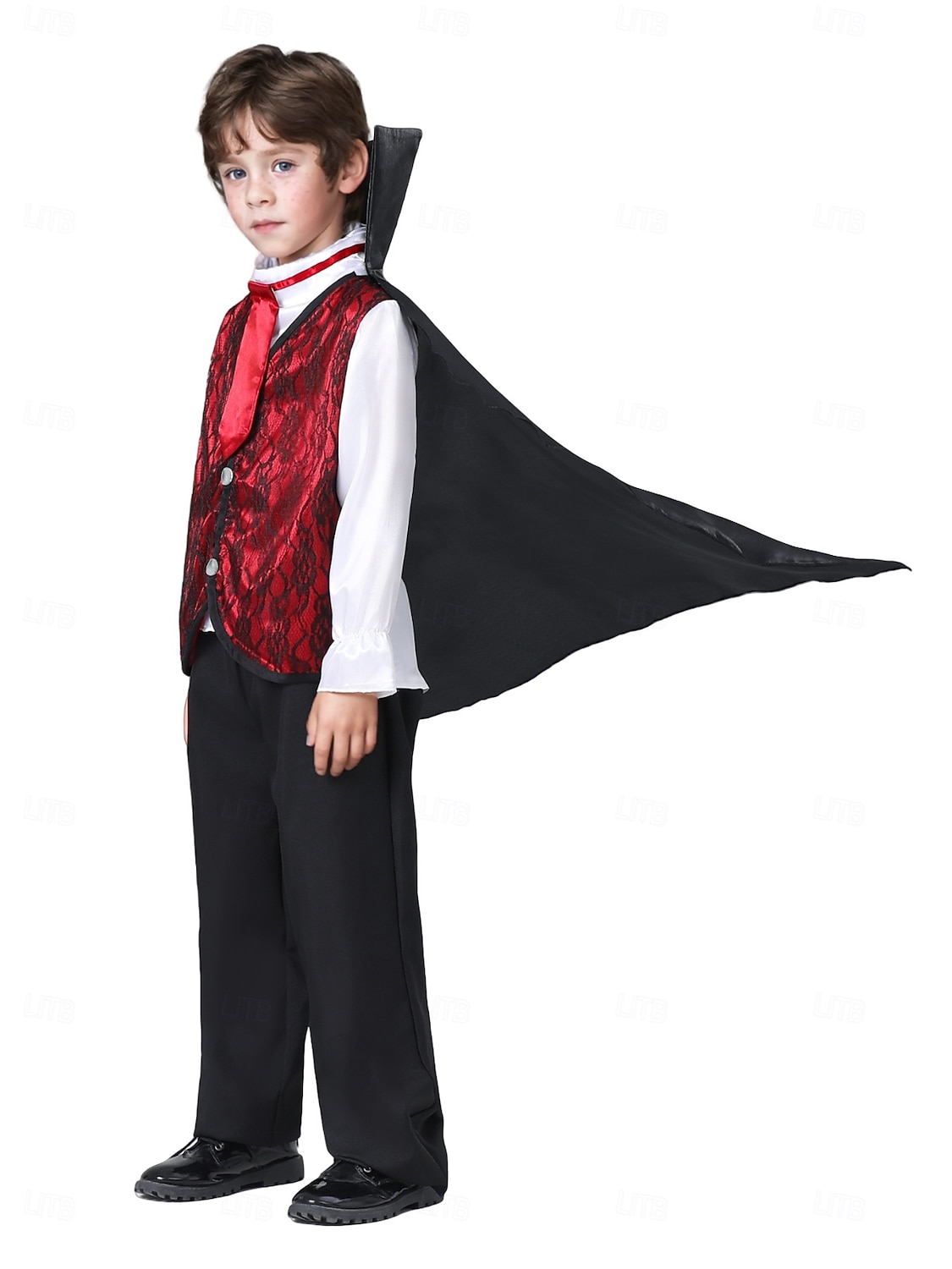 Upír předvečer Všech svatých Kostým Středověké Dětské Chlapecké Karneval Plesová maškaráda Jednoduché Halloweenské kostýmy Oblékněte se 2025 - $43.99 –P5