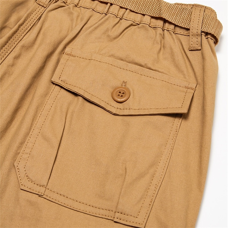 Per uomo Pantaloncini modello cargo Pantaloncini Pantaloni modello Capri Maglia da escursione Vita elastica Multi tasca Liscio Comfort Indossabile Informale Giornaliero Per uscire Sportivo Moda Verde del 2026 a $29.99 –P9