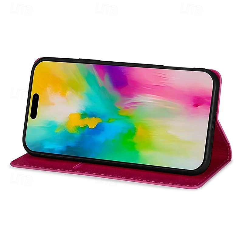 telefono Custodia Per iPhone 16 Pro Max Plus iPhone 15 Pro Max Plus iPhone 14 13 12 11 Pro Max Plus Mini SE Porta carte di credito Con supporto A calamita Glitter scintillanti Retrò TPU pelle del 2025 a $18.99 –P1