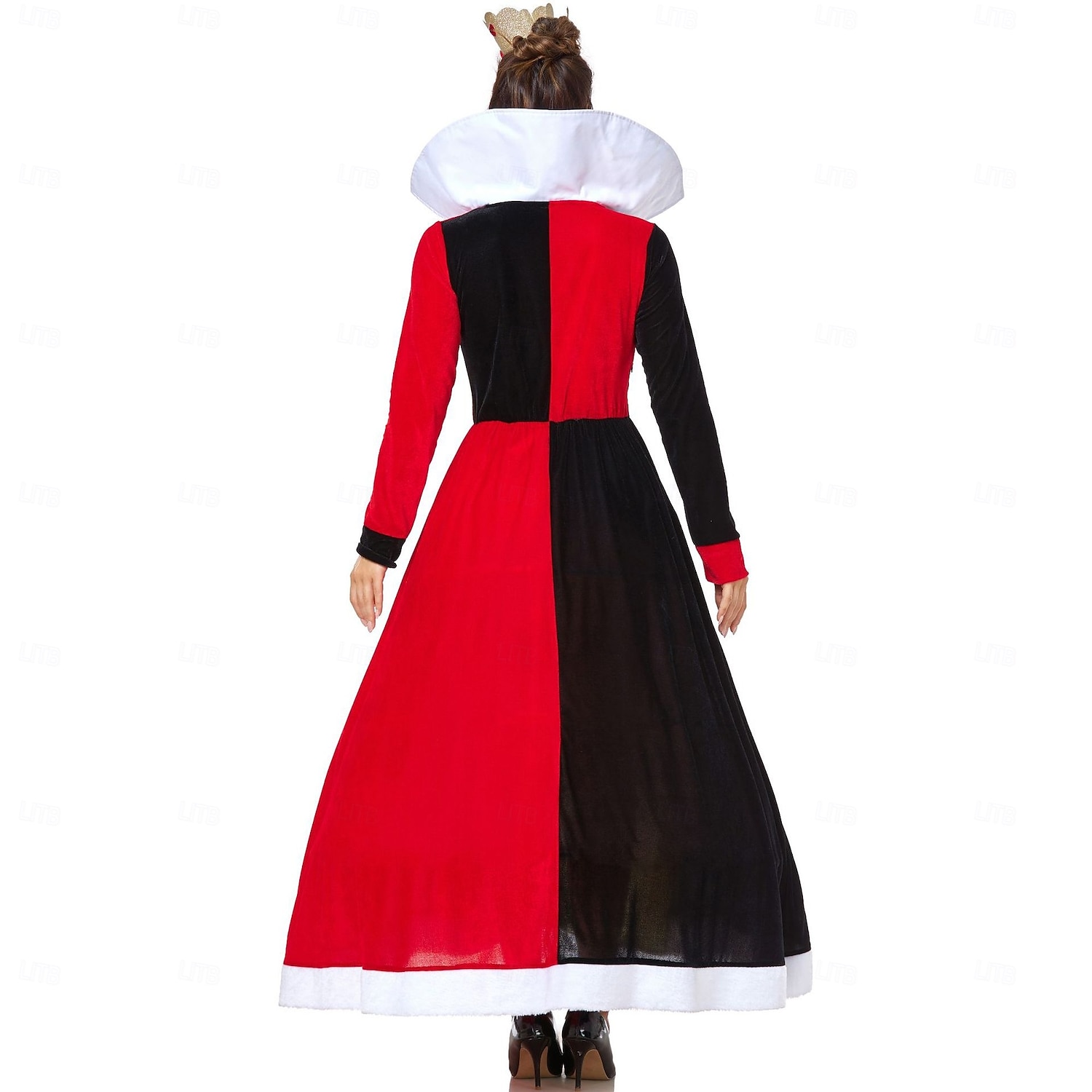 Alice in Wonderland Satu herttakuningatar Punainen kuningatar Myrkky Mekot Cosplay Elokuva-cosplay for Naisten Aikuiset Karnevaali Naamiaiset Suoritus Juhla 2025 - $80.99 –P7