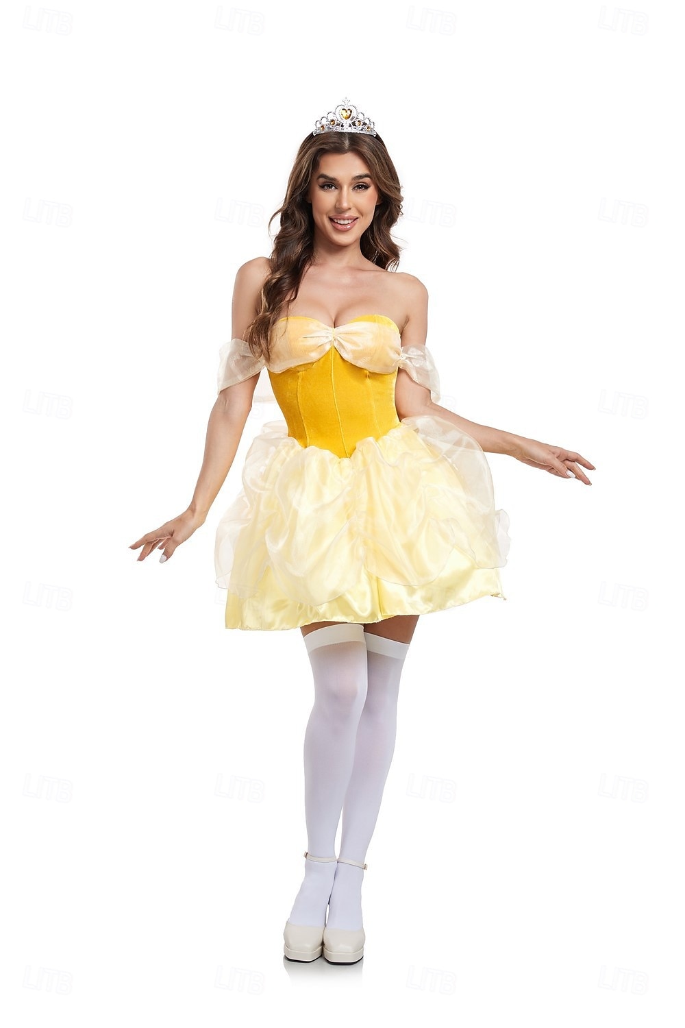 Princesa Bonito Vestidos Ocasiões Especiais fantasia sexy Vestir-se Cosplay filme for Mulheres Adulto Baile de Máscaras Festa / Noite Festa de Solteira de 2025 por $44.99 –P6