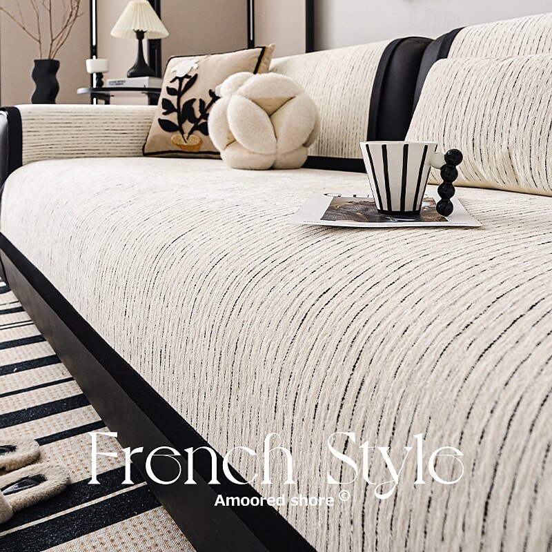housse de canapé en chenille toutes saisons - tissu doux et durable pour un confort toute l'année - design élégant qui met en valeur n'importe quel espace de vie - protège votre canapé des de 2025 ? $24.99 –P1
