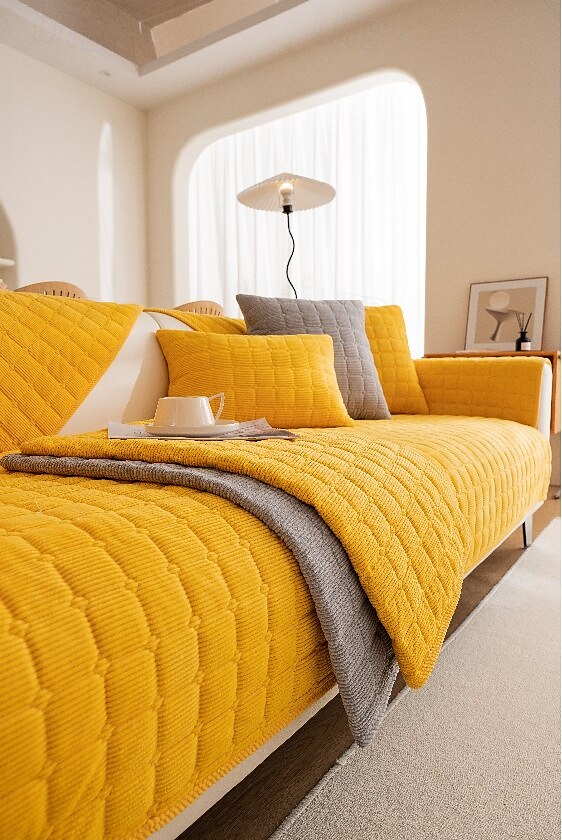 Biscuit Plush Soft Non-Slip Couch Cover - Ultra-Comfortable and Cozy Fabric - Non-Slip Backing for Secure Fit - Protects Your Sofa from Spills, Stains, and Wear - Perfect for Enhancing Home Comfort 2025 - $24.99 –P8