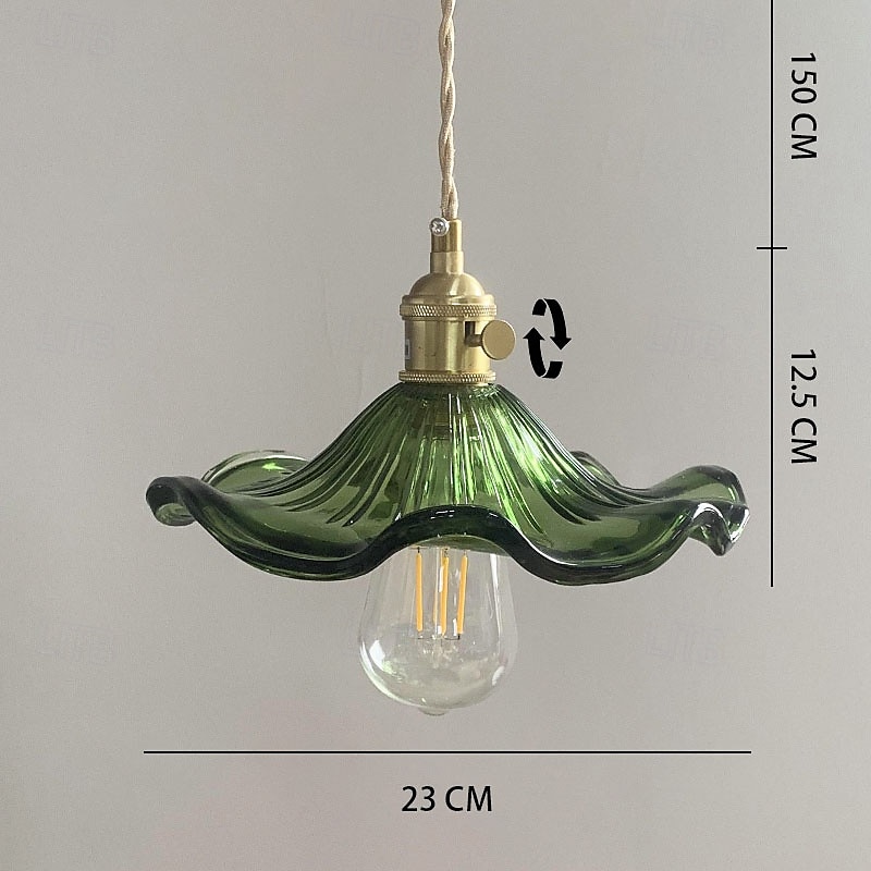 Lámpara colgante LED de 1/2/3 luces, lámpara colgante de vidrio vintage, candelabros ajustables en altura, ambiente sencillo, adecuado para pasillos de dormitorio, cafetería, loft, 85-265v 2025 - $101.99 –P2