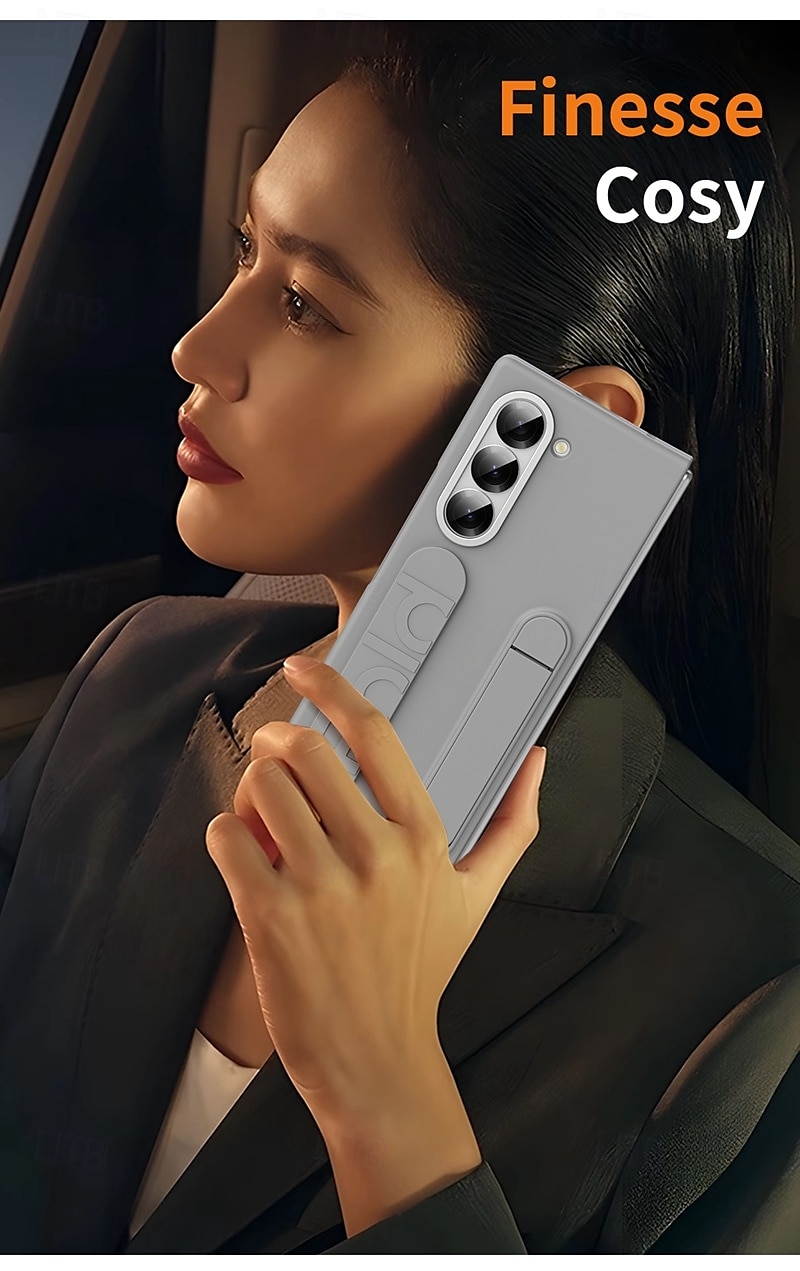 2025年 電話 ケース 用途 サムスンのギャラクシー Zフォールド7 Zフォールド6 Z Fold 5 Z Fold 4 バックカバー スタンド付き とスクリーンプロテクター 全身保護 レトロ風 PC シリコーン コレクション – $26.99 –P8