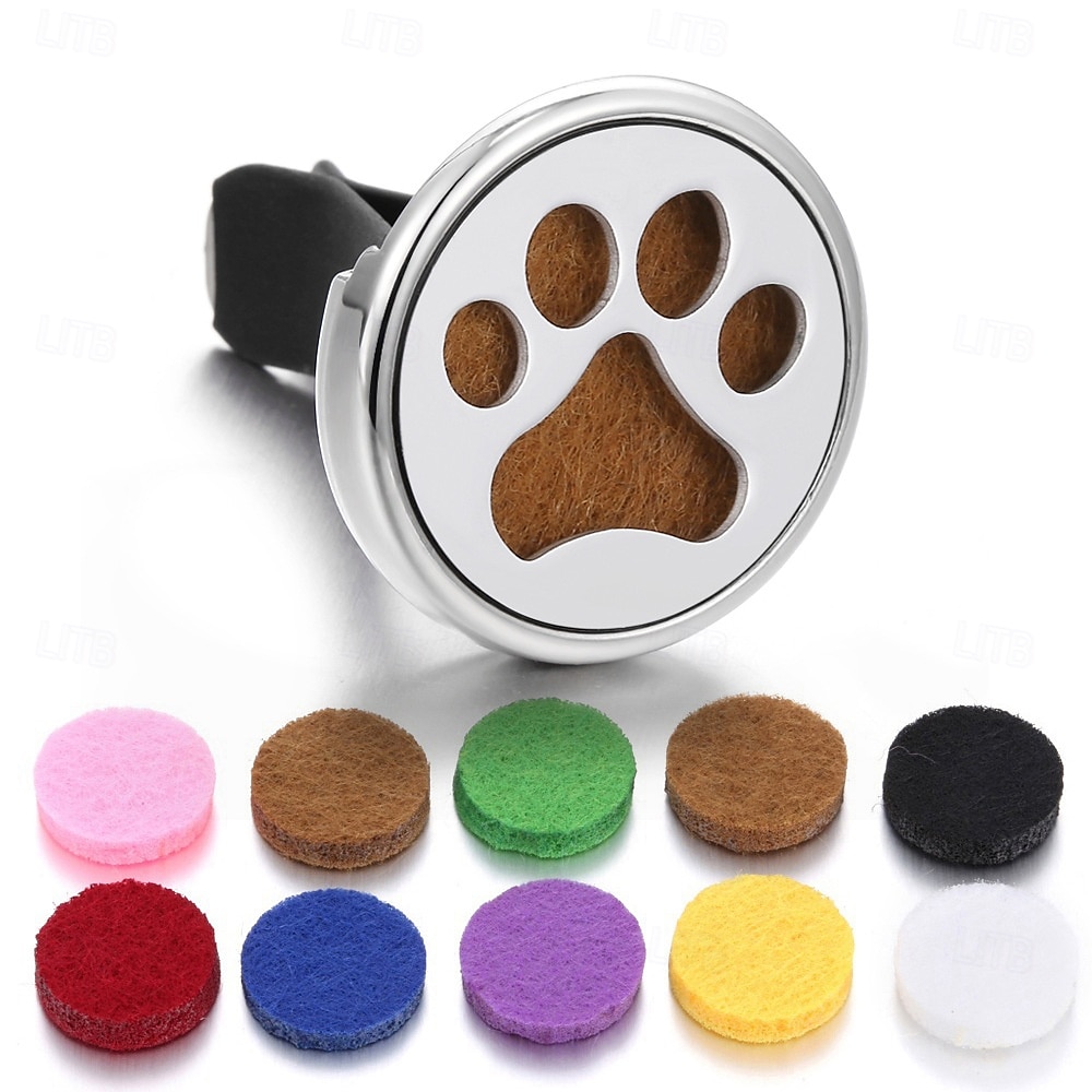 Refillable Car Air Freshener Perfume Diffuser Clip Auto Air Vent Car Interior Accessories Car Aromatherapy Diffuser with 10pcs Pads 2025 - $15.99 –P9
