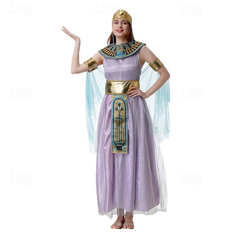 Cleopatra Halloween Maskerade Voksne Dame Karneval Ytelse Halloween Enkle Halloween-kostymer Kle deg opp 2025 - $52.99 –P2
