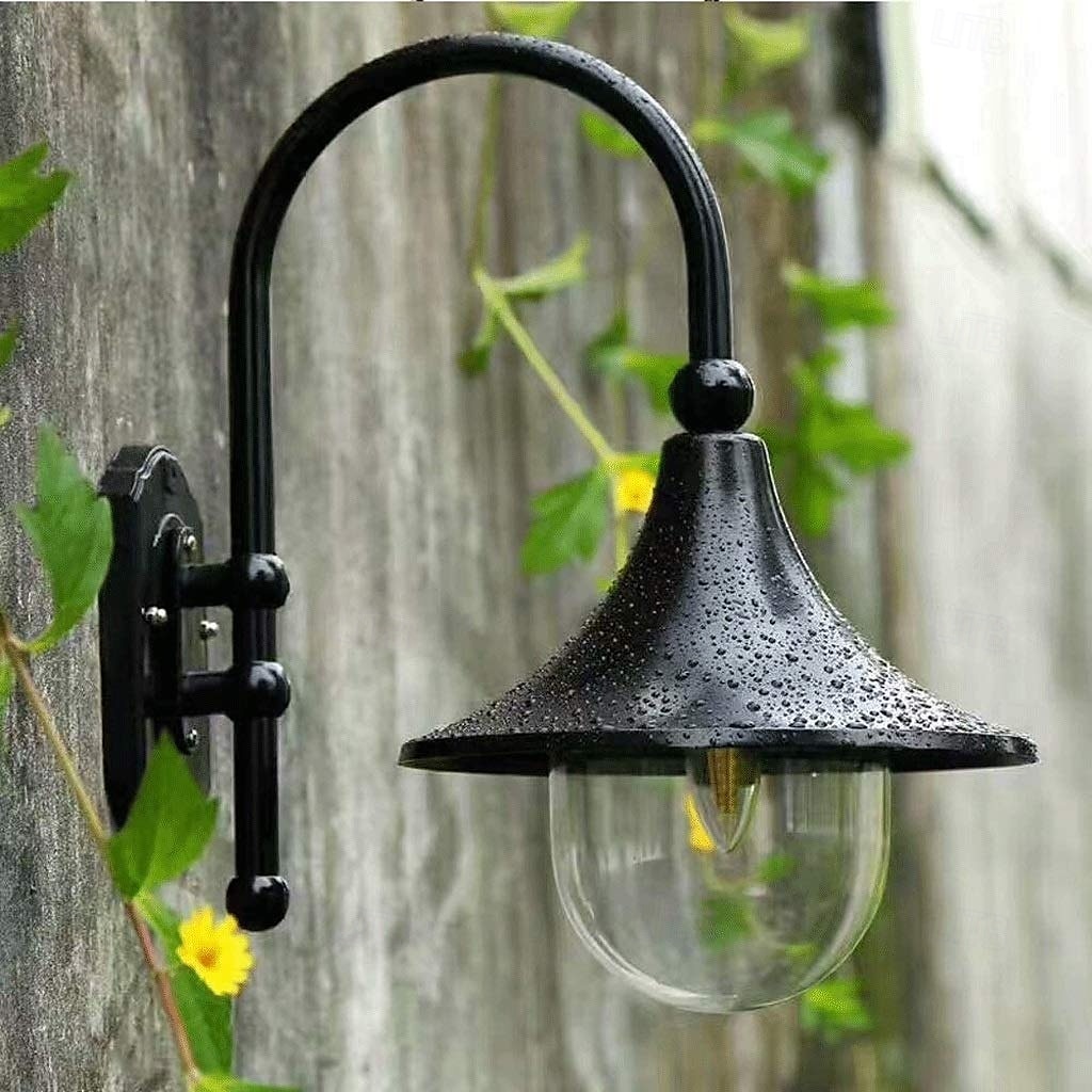 luz de parede externa led fonte de luz de 3 cores 1 luz à prova d'água ip55 elegância lanterna de alumínio à prova de chuva lâmpada de parede luz de rua luz de quintal de parede de villa 110-240v de 2025 por $111.99 –P3