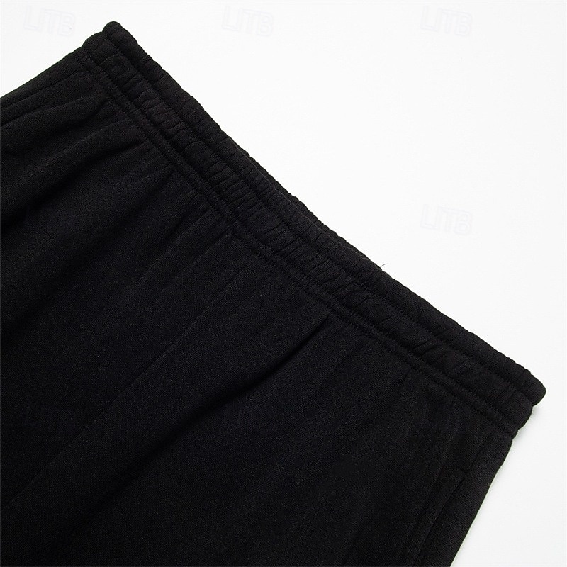 Voor heren Fleece broek Joggingbroeken Jogger Broek Joggingbroek met rechte pijpen Zak Elastische taille Effen Kleur Effen Ademend Volledige lengte Buitensporten Dagelijks Formeel Casual / sportief 2025 - $17.99 –P6