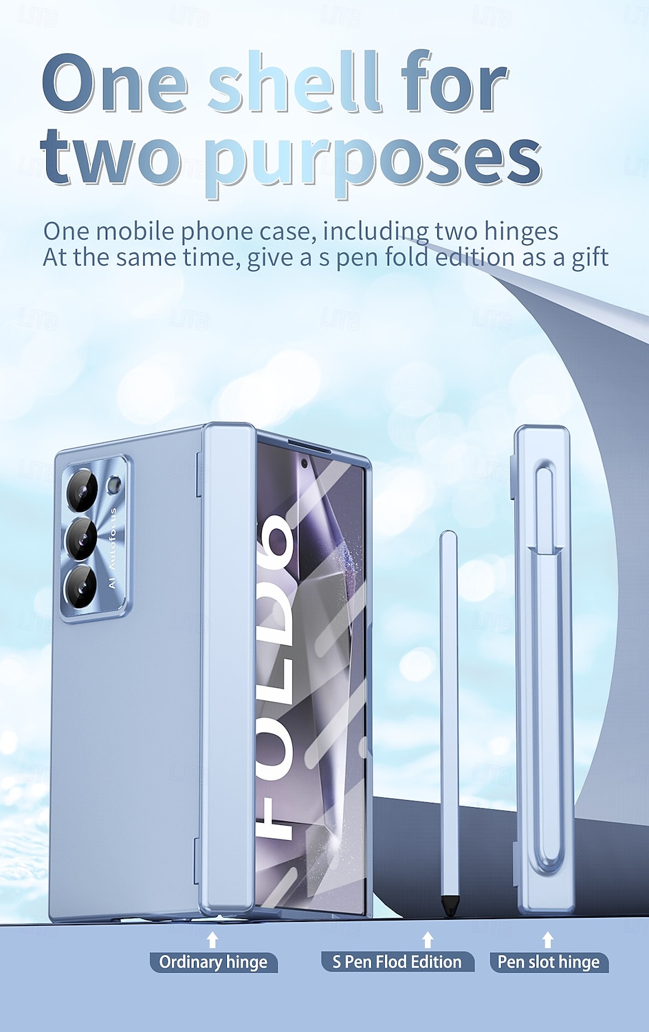 Phone Case For Samsung Galaxy Z Fold 7 Z Fold 6 Z Fold 5 Z Fold 4 Z Fold 3 Back Cover with Screen Protector Magnetic Full Body Protective Retro Armor PC 2025 - $37.99 –P8