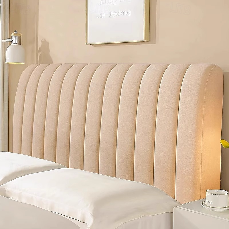 sametová postel potah čela pro full queen cal king size, prošívaná postel čela slipcover zahušťovací prachotěsný chránič čela polstrování 2025 - $25.99 –P5