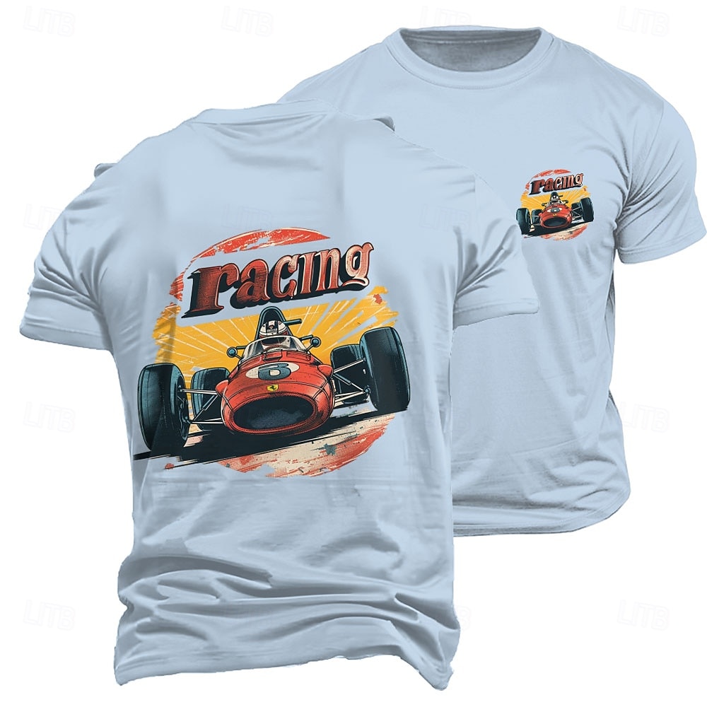 Herren Vintage Rennwagen Grafik T-Shirt 2026 - $17.49 –P7