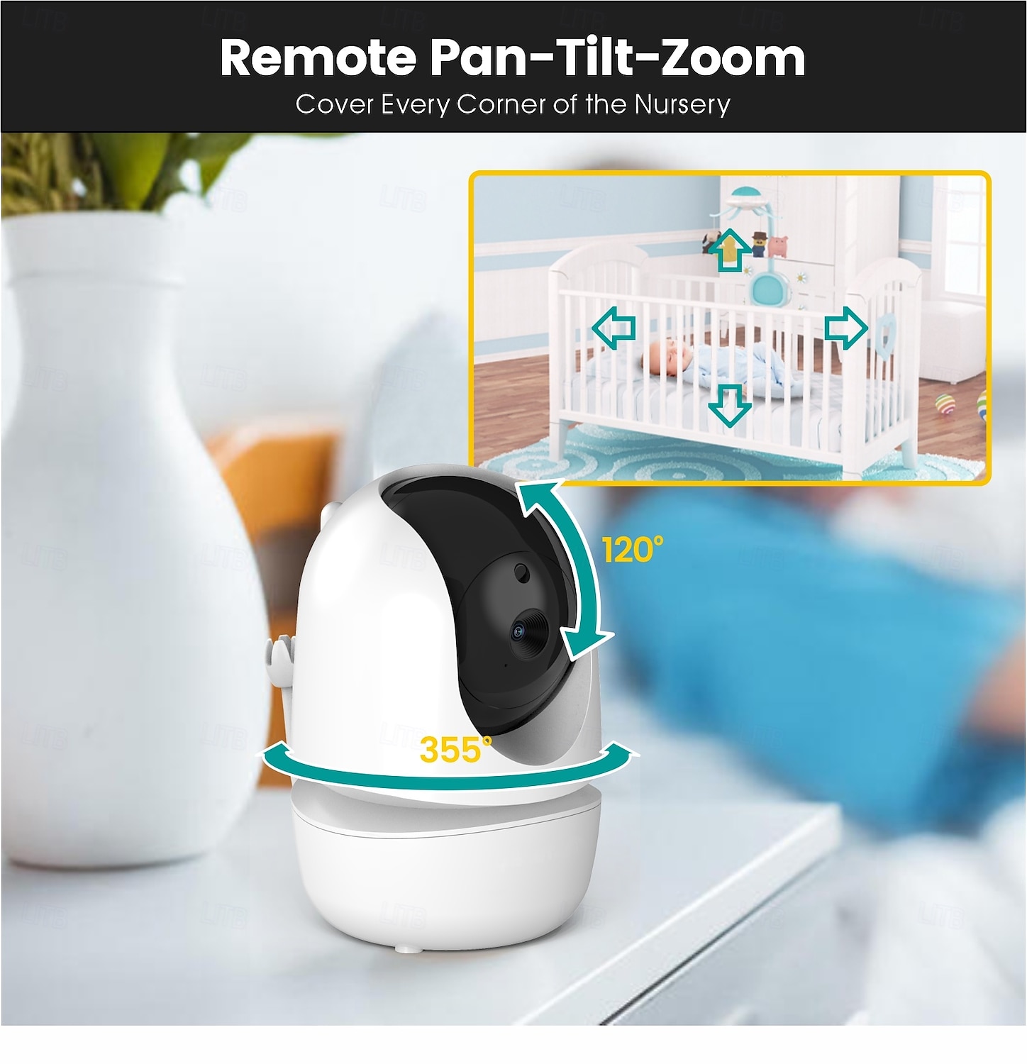 4.3 Inch Video Baby Monitor With Camera PTZ Zoom Babyphone Cam Security Protection Surveillance Cameras 2025 - $119.99 –P1