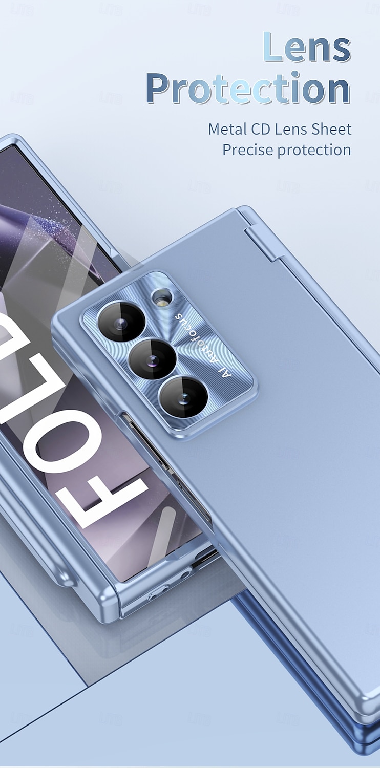Phone Case For Samsung Galaxy Z Fold 7 Z Fold 6 Z Fold 5 Z Fold 4 Z Fold 3 Back Cover with Screen Protector Magnetic Full Body Protective Retro Armor PC 2025 - $37.99 –P6