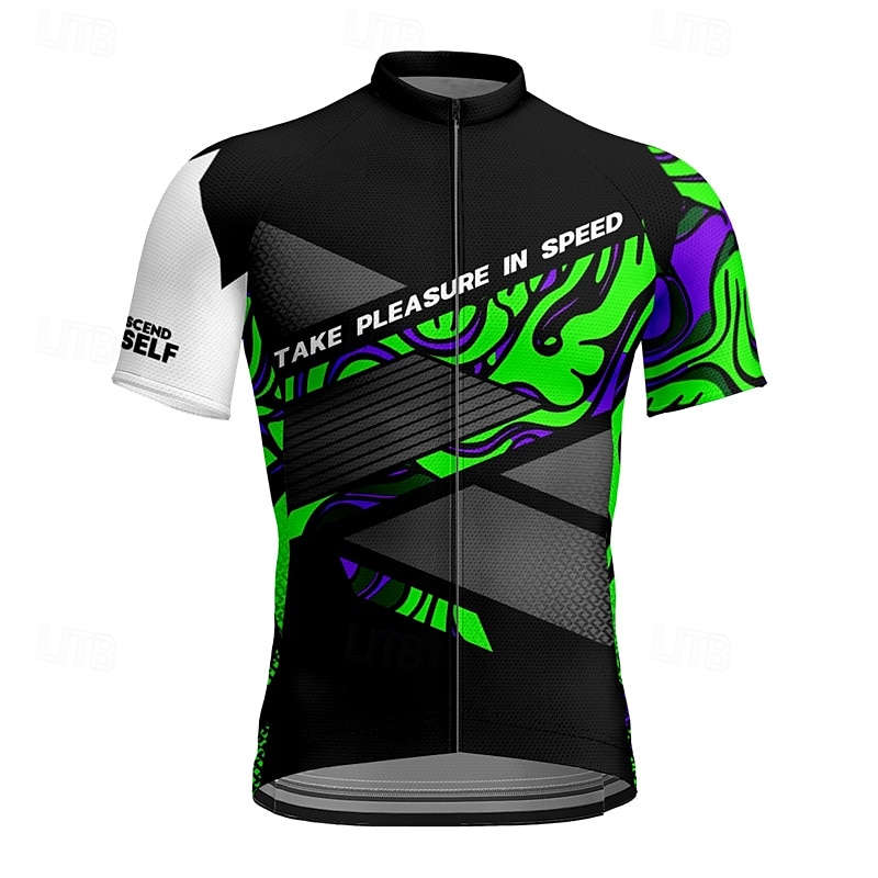 Herr Cykeltröja Kortärmad Cykel T-shirt Tröja med 3 bakfickor Bergscykling Andningsfunktion Snabb tork Anatomisk design Uppsugande Vit Gul Blå sporter Kläder 2025 - $30.99 –P5