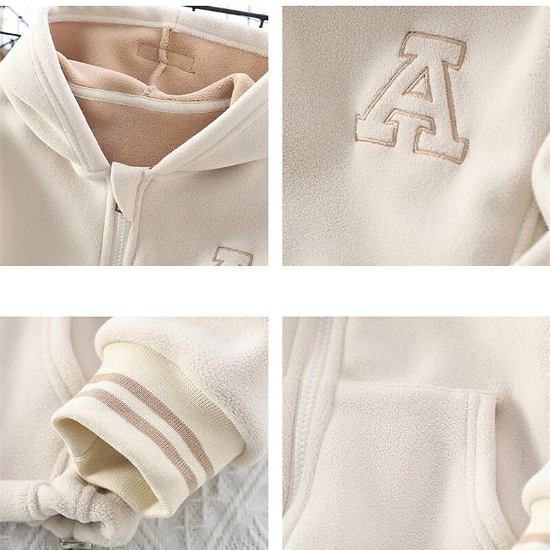 Jongens 3D Brief Trui met capuchon Jas Overkleding Lange mouw Herfst Winter Streetwear Sport Basic Kinderen 4-8 jaar Vakantie Urheilu Dagelijks Normale pasvorm 2025 - $24.99 –P5
