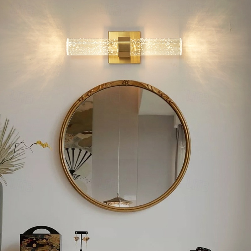 aplice interioare cu led rază caldă 40cm 1w aur aplic de perete de cristal postmodern de vanitate lumini montate pe perete iluminat de perete pentru spălat baie oglindă noptieră aplice de perete 2025 - $116.99 –P7