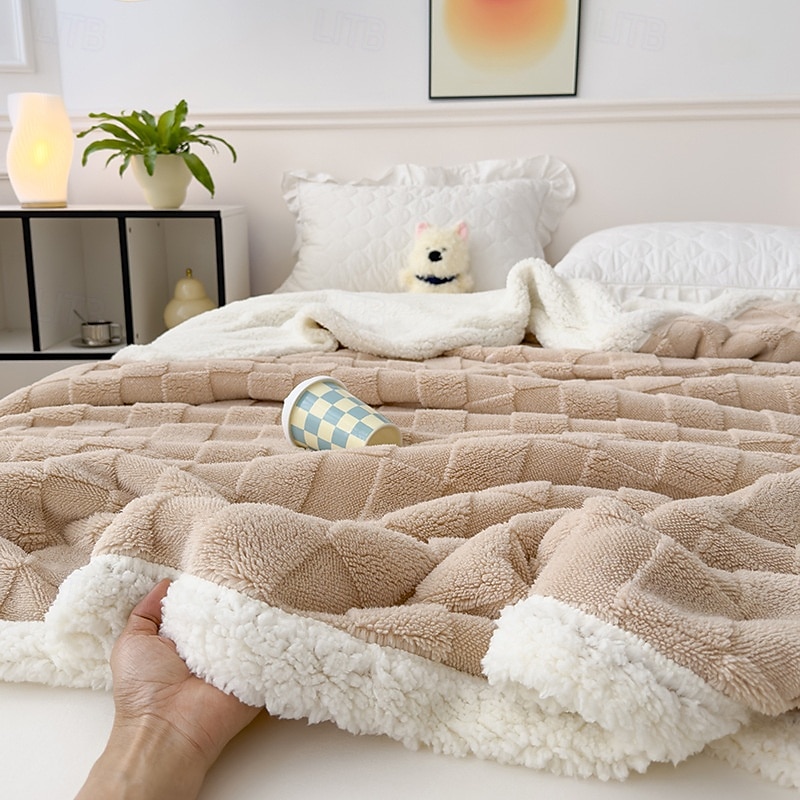 Wolldecke – warm und atmungsaktiv für ganzjährigen Komfort – aus hochwertiger Wolle gefertigt für Langlebigkeit – perfekt zum Übereinanderlegen, Kuscheln oder um Ihrem Raum eine gemütliche Note zu verleihen 2025 - $31.99 –P7