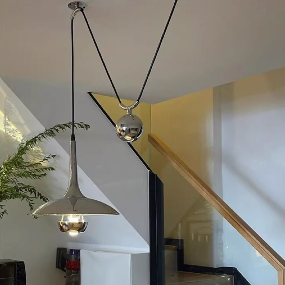 Lampe suspendue à LED blanc chaud 30/40/50 cm lustre à branches à poulie industrielle avec lampe à fil rétractable de style campagnard rétro réglable pour éclairage intérieur et éclairage de plafond de 2025 ? $249.99 –P1