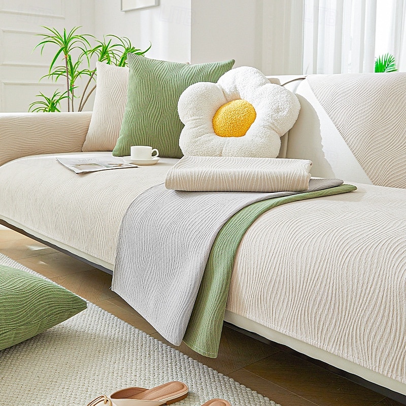 housse de canapé en chenille toutes saisons - tissu doux et durable pour un confort toute l'année - design élégant qui met en valeur n'importe quel espace de vie - protège votre canapé des de 2025 ? $24.99 –P4