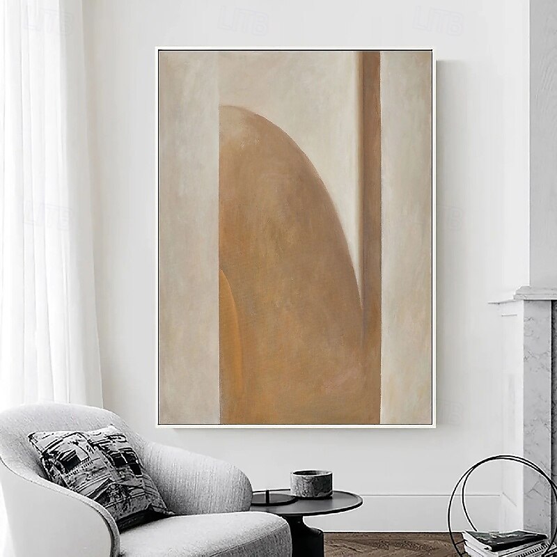 abstrakte Gemälde handgemachte strukturierte Acrylmalerei moderne Wandkunst Ölgemälde handgemaltes Kunstwerk Folie braun Ölgemälde für Wohnzimmer Büro Wanddekoration blaue Malerei 2025 - $116.99 –P1