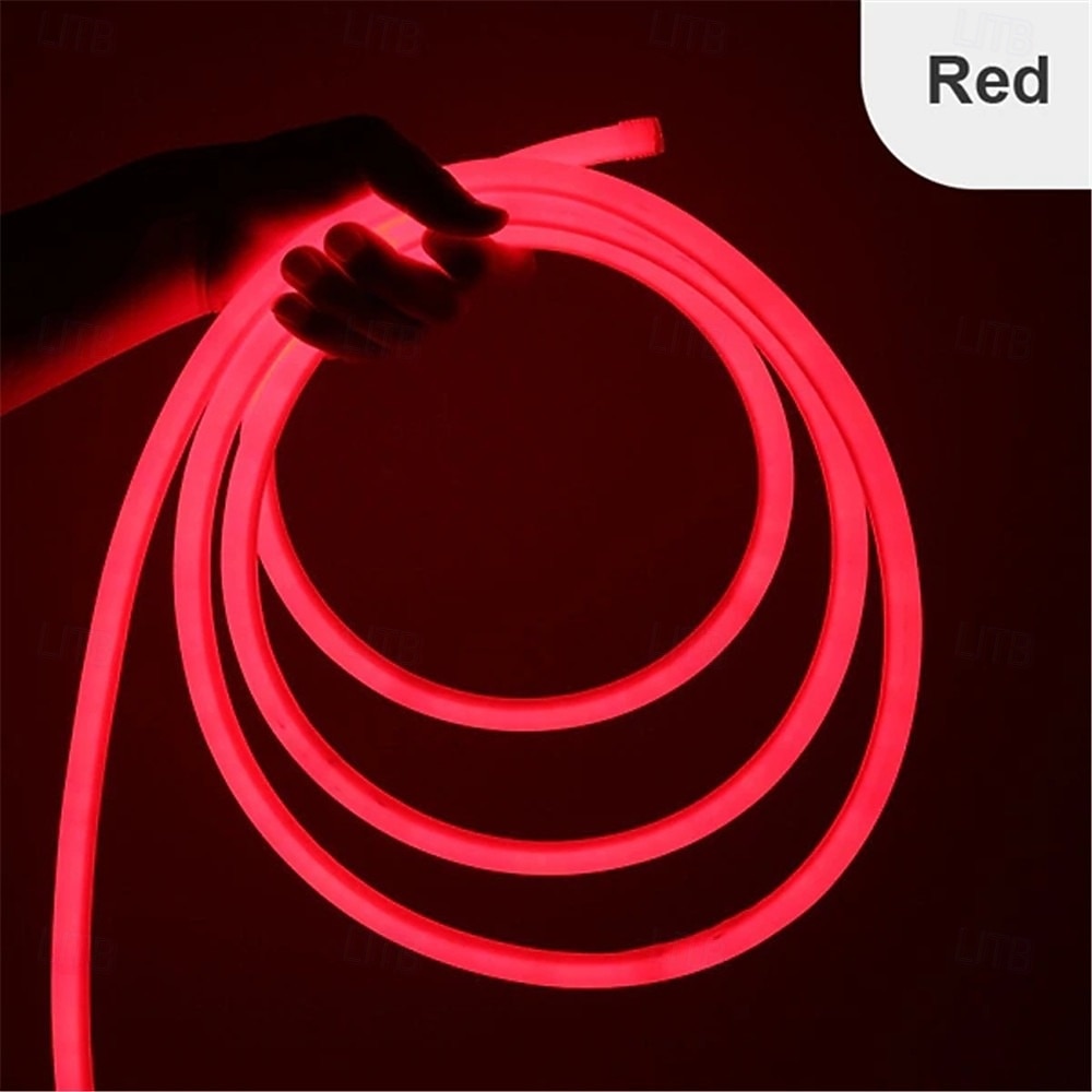 Waterproof 360 Round Neon Led Light Strip Tube Flexible Rope Lights Pool Light Strip Holiday Home Decoration for Indoors Outdoors DIY Decor 100~240V 2026 - $16.99 –P5