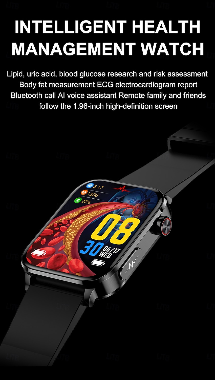 TK15 Умные Часы Reloj Здоровье Фитнес Трекер Умные Часы Водонепроницаемые HD Дисплей BT Звонки С Монитором Сна Умные Часы 2025 - $76.99 –P1