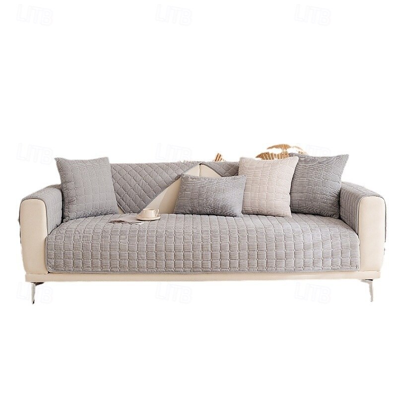 Biscuit Plush Soft Non-Slip Couch Cover - Ultra-Comfortable and Cozy Fabric - Non-Slip Backing for Secure Fit - Protects Your Sofa from Spills, Stains, and Wear - Perfect for Enhancing Home Comfort 2025 - $24.99 –P4