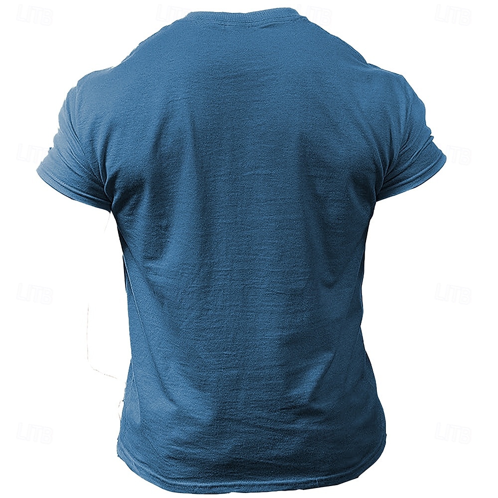 Men's Adult Humor Funny T shirt Short Sleeve T shirt 3D Print Crew Neck Shirt Retro Vintage Casual Street Style Street Sports Outdoor Casual Black Blue Green Spring & Summer Clothing Apparel S M L XL 2025 - $17.99 –P2