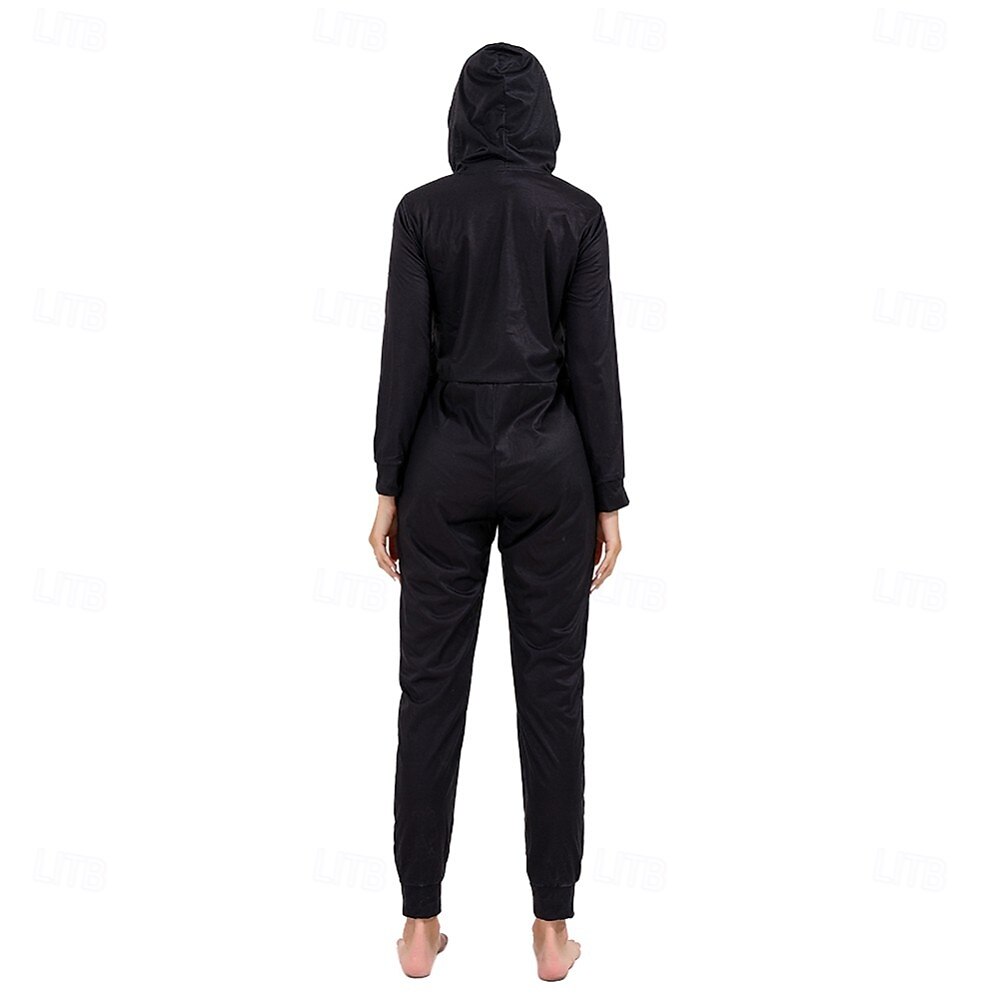 Couples Skull Skeleton Costume Kigurumi Pajamas Halloween Group Family Costumes Kid's Adults' Unisex Party Home Wear Halloween Carnival Easy Halloween Costumes 2025 - $46.08 –P4