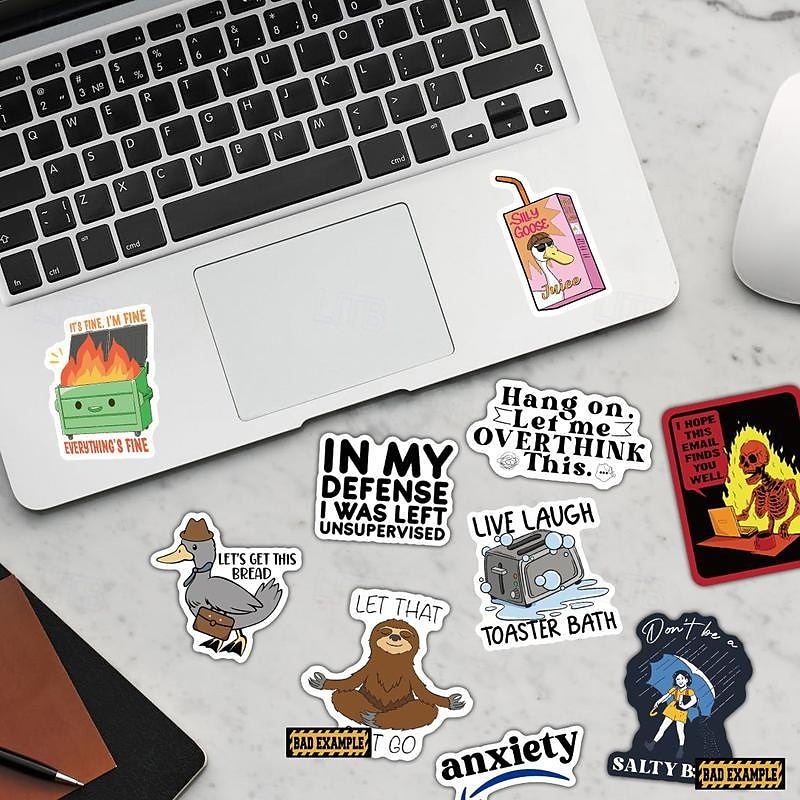 150 stuks grappige stickers voor volwassenen, geschikt voor bumpers, veiligheidshelmen, waterflessen, collega's, computers, vinyl waterdichte stickers 2025 - $12.49 –P2