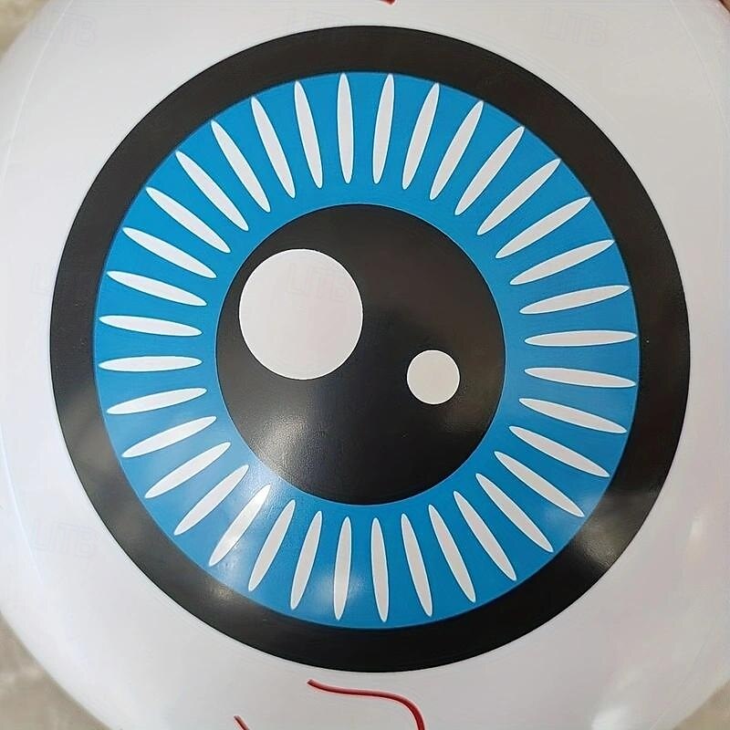 1st 40cm halloween uppblåsbar ögonglobsballonglampa med fjärrkontroll, led blinkande ballong 16 justerbara färger för inomhus- och utomhuspool halloween kuslig atmosfär dekorationsljus 2025 - €16.99 –P5