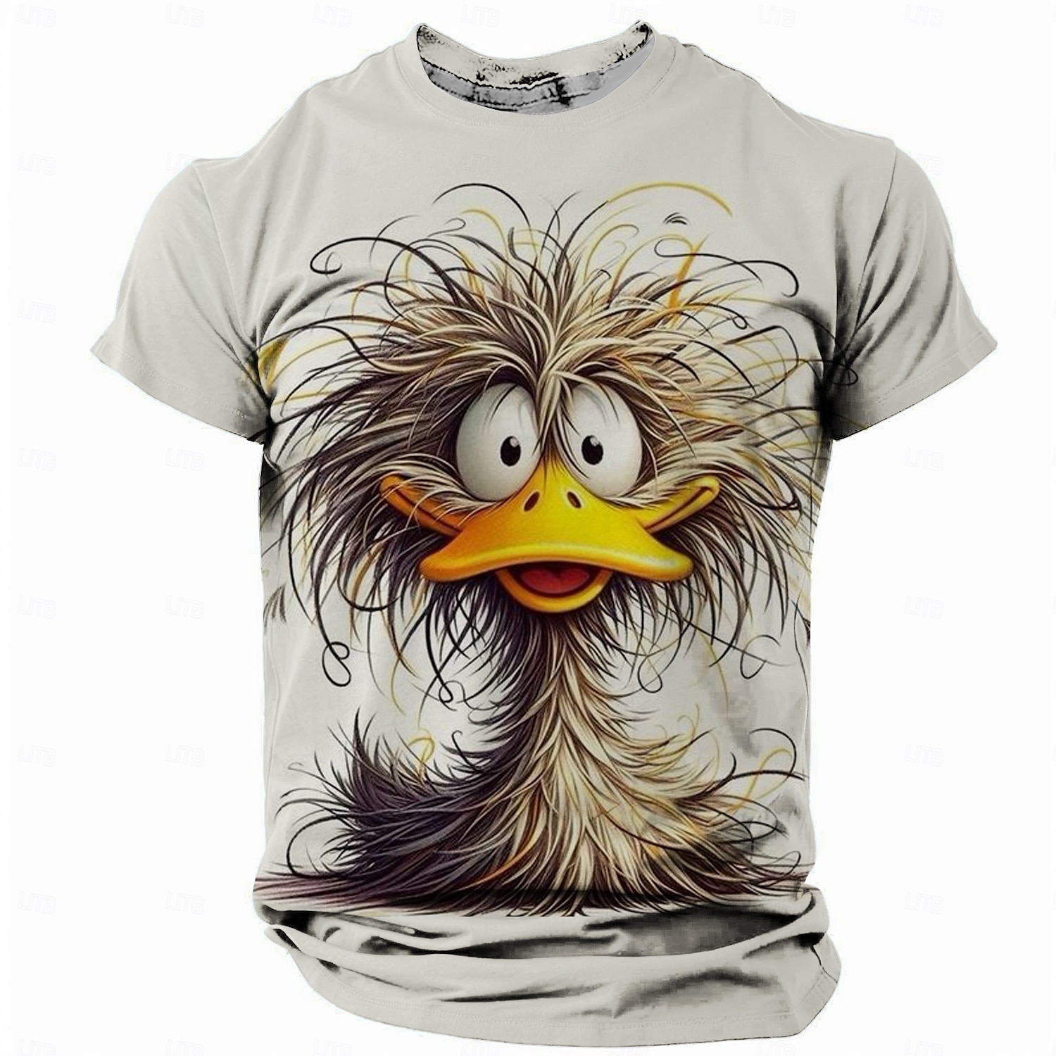 Men's Animal Funny T Shirt Short Sleeve T shirt 3D Print Crew Neck Shirt Retro Vintage Casual Street Casual Bar Light Blue White Khaki Spring & Summer Clothing Apparel S M L XL XXL XXXL 2025 - $17.99 –P5