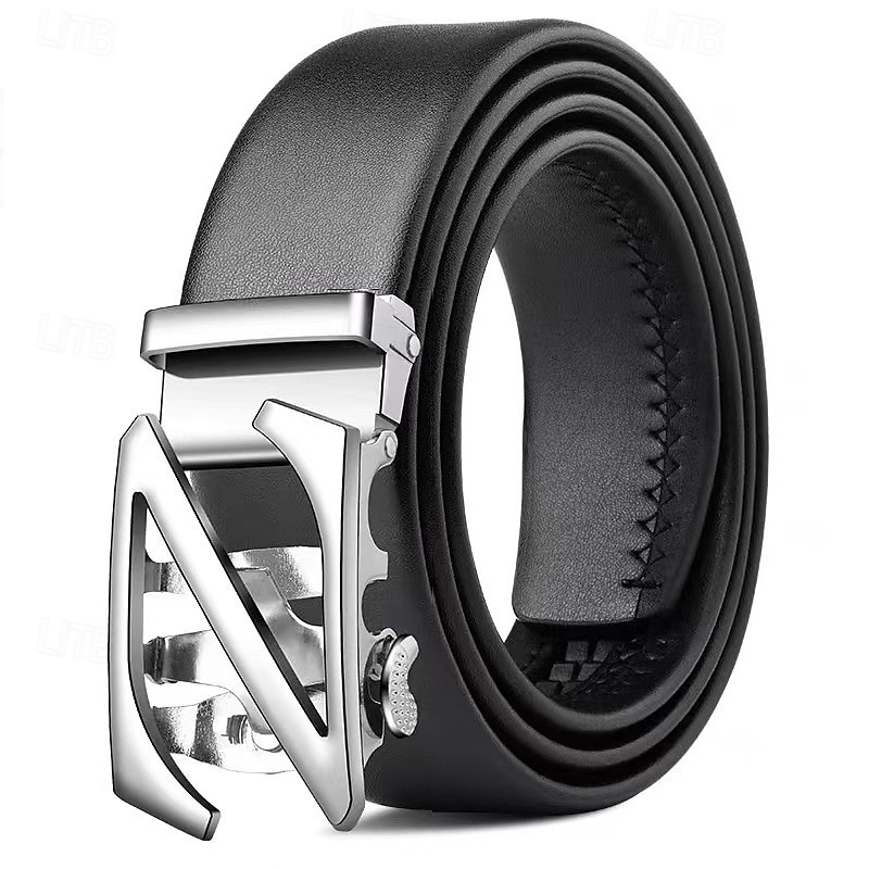 Ανδρικά Ζώνη Αυτόματη πόρπη Γρήγορη απελευθέρωση PU Κράμα Ανθεκτικό Προσαρμόσιμη Σκέτο Ασημί Μαύρο ΕΞΩΤΕΡΙΚΟΥ ΧΩΡΟΥ Καθημερινά Ζώνη μέσης 2026 - $16.49 –P2