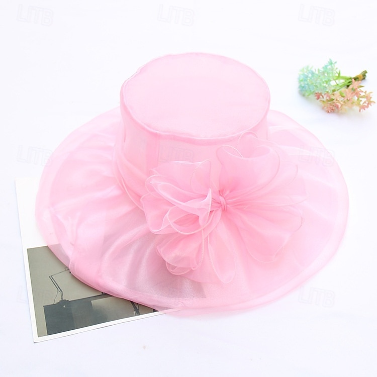 1950s Retro Vintage Derby Hat Church Hat Kentucky Derby Hat Gentlewoman Noblewoman Women's Valentine's Day Derby Ascot Horse Racing Festival Adults' Hat Spring & Summer 2026 - $18.99 –P12
