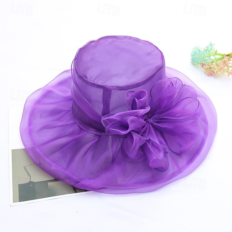 1950s Retro Vintage Derby Hat Church Hat Kentucky Derby Hat Gentlewoman Noblewoman Women's Valentine's Day Derby Ascot Horse Racing Festival Adults' Hat Spring & Summer 2026 - $18.99 –P14