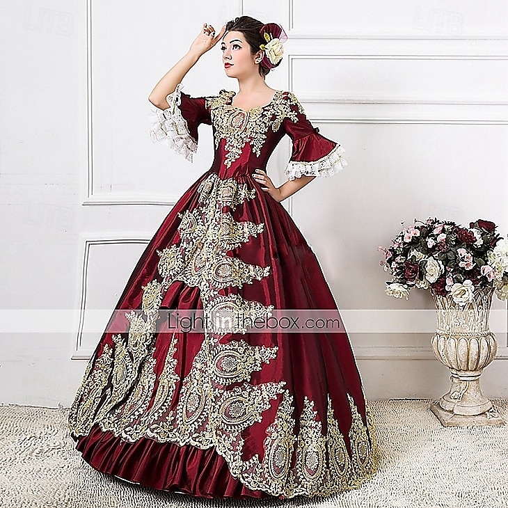 coppie rococò barocco vittoriano travestimenti abiti halloween gruppo coppie costumi principessa principe uomo donna halloween spettacolo festa mascherata del 2025 a $96.99 –P5