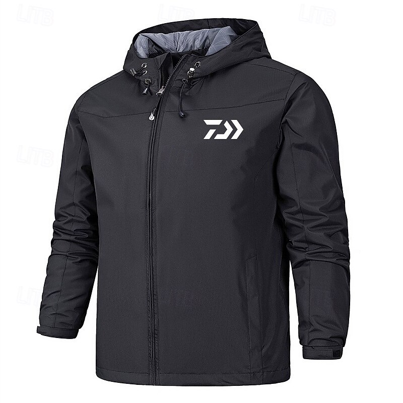 Men's Softshell Jacket Hiking Jacket Spring Autumn / Fall Outdoor Waterproof Lightweight Jacket Windbreaker Jacket Traveling Black Army Green Red Navy Blue Blue 2026 - $35.99 –P3