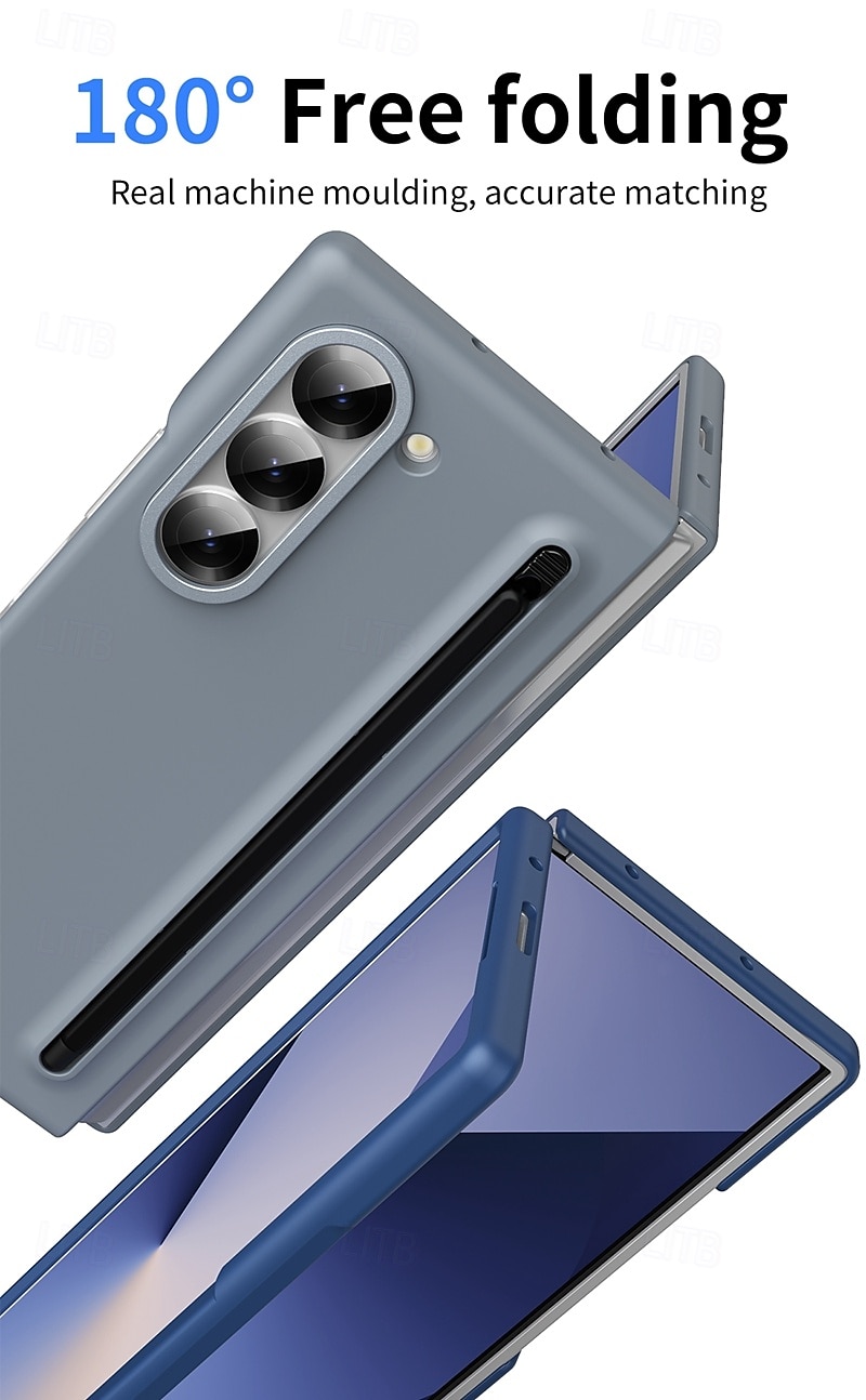Phone Case For Samsung Galaxy Z Fold 7 Z Fold 6 Z Fold 5 Z Fold 4 Z Fold 3 Back Cover with Screen Protector with S Pen Shockproof Armor PC 2025 - $29.99 –P8
