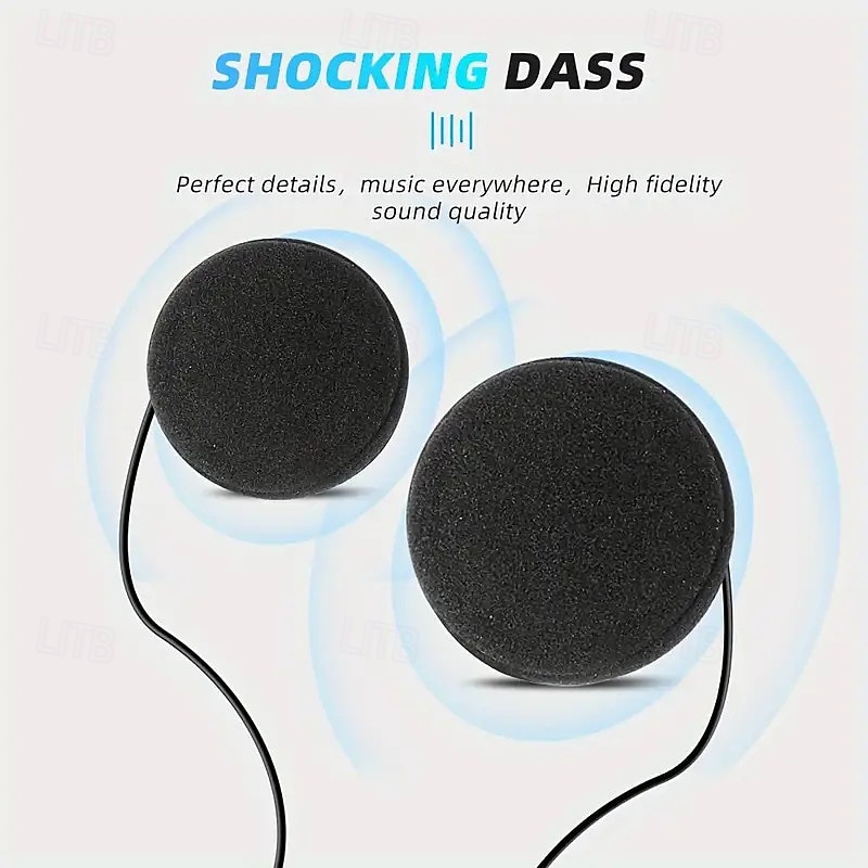 Motorcycle Helmet Bluetooth Headset Wireless Riding Music Headset Waterproof Noise Reduction 2025 - $61.99 –P9