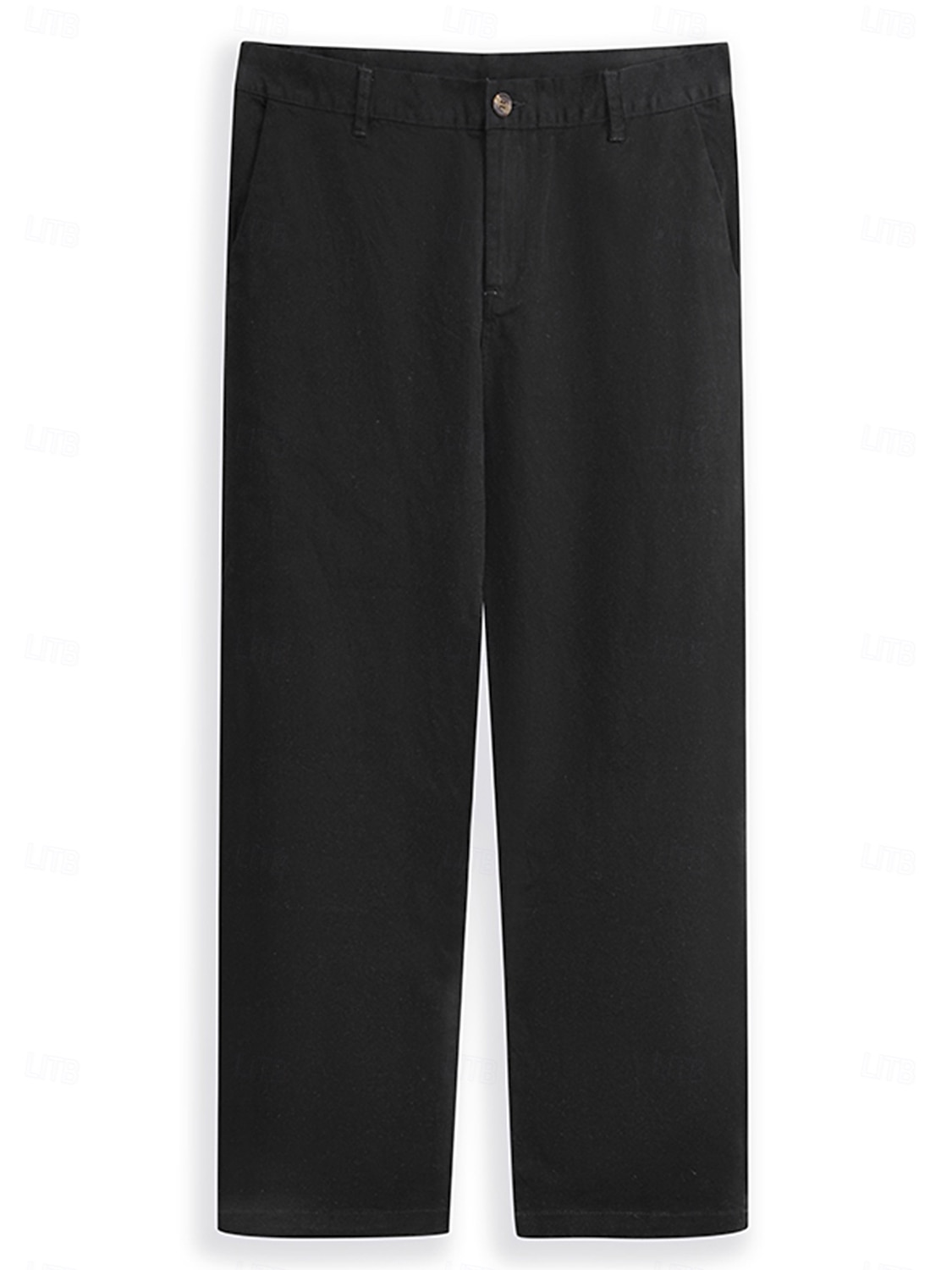 Herren Hose Chinos Chinohose Knöpfe Fronttasche Einfach Komfort Geschäft Täglich Ferien Mode Schick & Modern Schwarz Weiß Mikroelastisch 2026 - $31.99 –P1