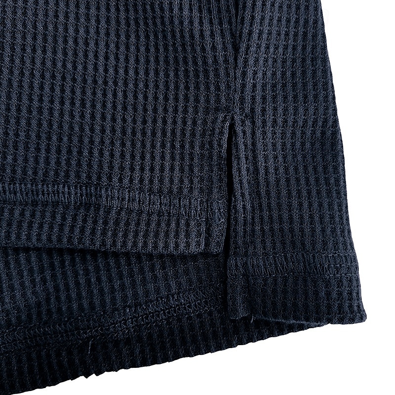 Per uomo Camicia a nido d'ape Camicia a Maniche Lunghe Manica Lunga Girocollo Autunno & Inverno Semplice Quadri Abbigliamento Sportivo Casual Sport Ricreativo Uscire Palestra Nero Bianco Borgogna del 2026 a $20.99 –P3