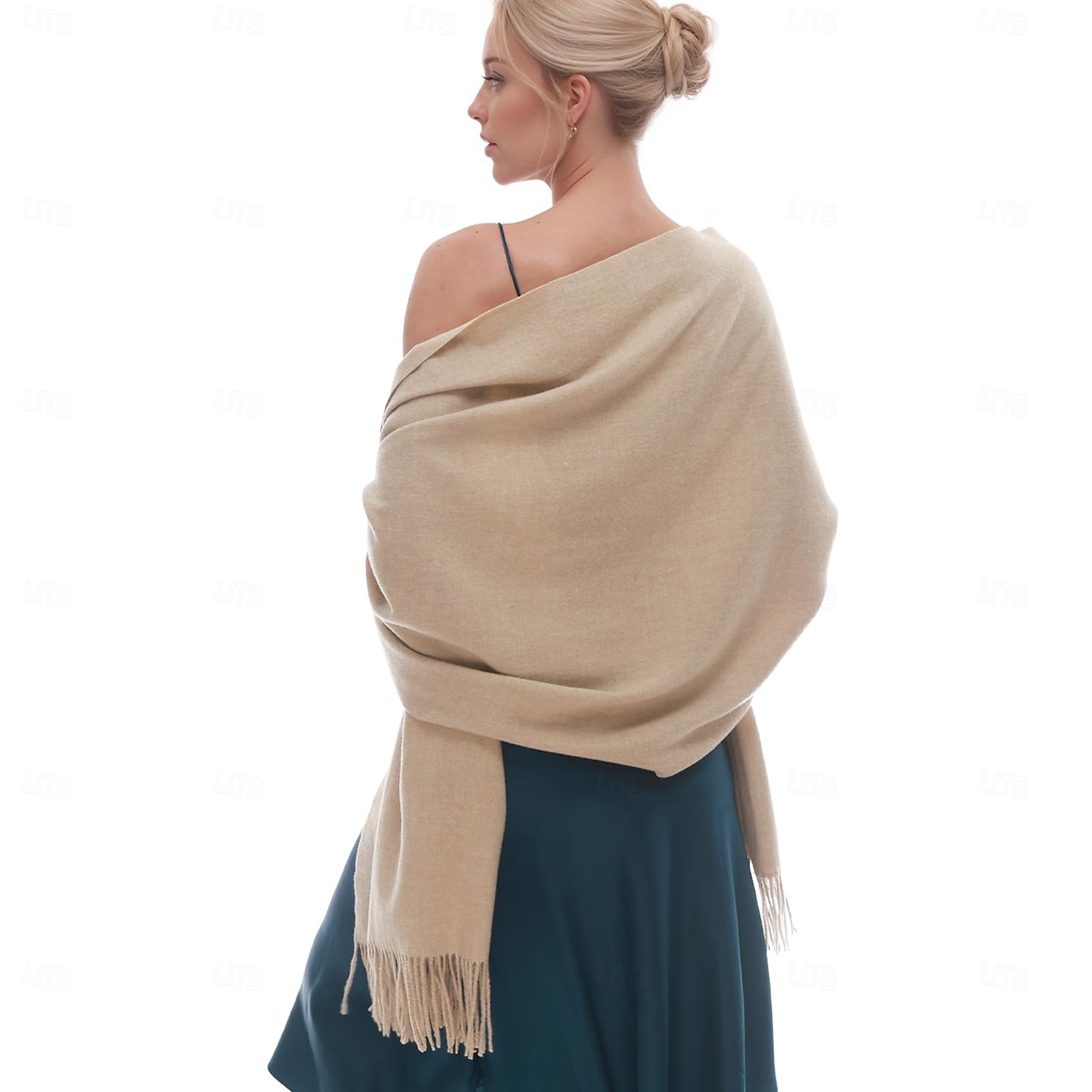 téli sálak nőknek pashmina kendők estélyi ruhák pakolások nagy meleg puha sálak 2025 - $53.99 –P6