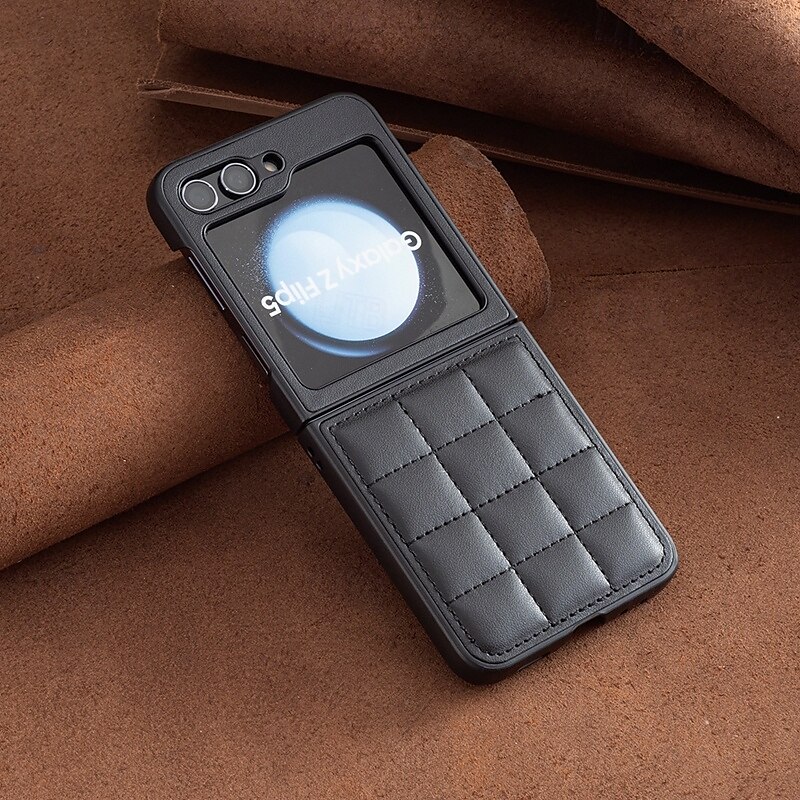 telefono Custodia Per Samsung Galaxy Capovolgi Z 6 Z Flip 5 Z Flip 4 Z Flip 3 Per retro Resistente agli urti Retrò TPU pelle sintetica del 2025 a $17.99 –P6