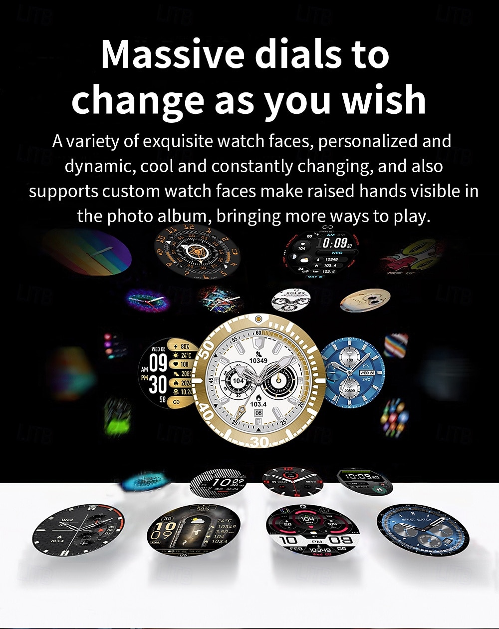 iMosi KC83 Smart Watch 1.43 inch Smartwatch Fitness Running Watch Bluetooth Pedometer Call Reminder Activity Tracker Compatible with Android iOS Women Men Hands-Free Calls Waterproof Media Control IP 2025 - $68.99 –P10