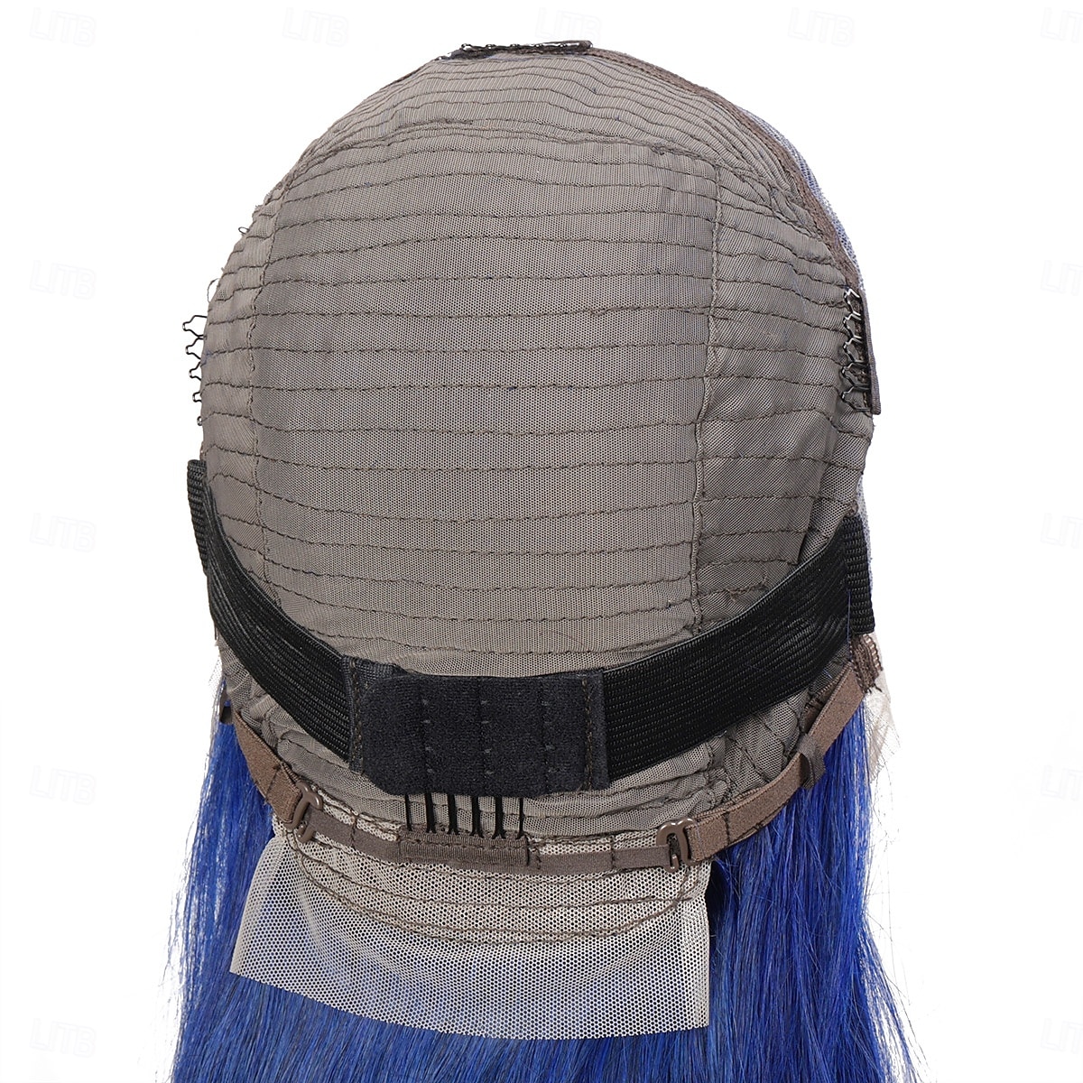 Parrucca frontale in pizzo blu 13x4 con capelli umani, parrucca frontale in pizzo trasparente con capelli lisci, densità 150% del 2025 a $148.99 –P6