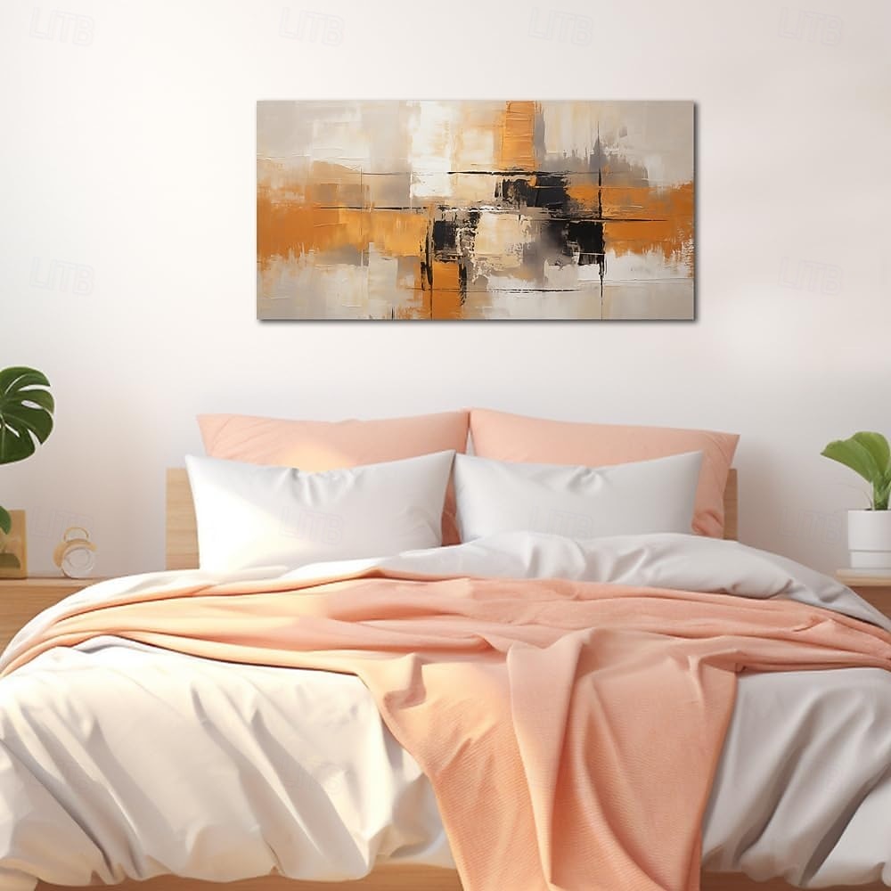 Peinture à l'huile faite à la main, toile murale, décoration moderne abstraite pour salon, décoration de maison, roulée, sans cadre, peinture non étirée de 2026 ? $69.99 –P10