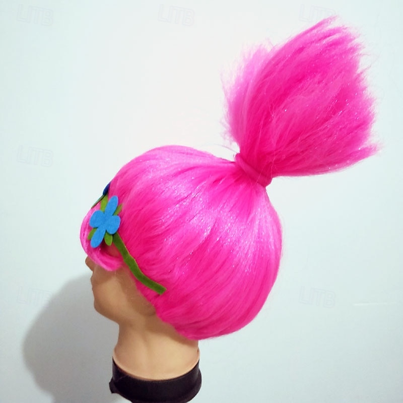 Fashion Trolls Magic Hair Elf Bobby Princess Troll Wig Masquerade Cosplay Holiday Wig Anime Cosplay 2025 - $11.99 –P3